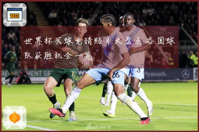 世界杯买球竞猜赔率大盘点 各国球队获胜机会一览